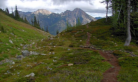 Looking east from Easy Pass 