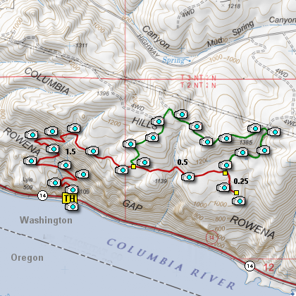 Cherry Orchard Hike map