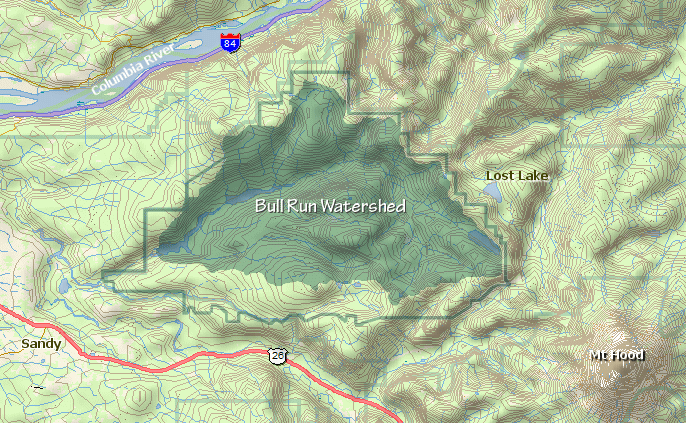 The Bull Run Watershed: A Lifeline For A Thriving Region - Best Map ...