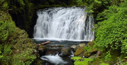 Dutchman Falls on Multnomah Creek