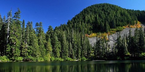 Soda Peaks Lake in the Trapper Creek Wilderness