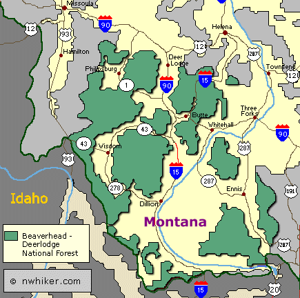 Northwest Hiker presents Hiking in the Beaverhead National Forest of ...